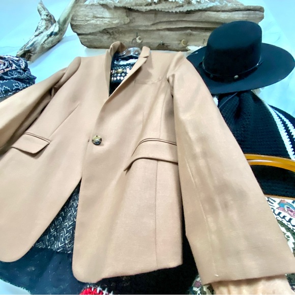 SOLD⭐️BNWOT Trendy JCREW Regent luxury wool equestrian boho blazer w countryvibe - Picture 12 of 15